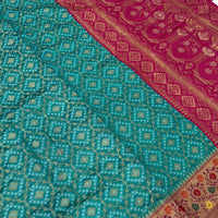 Rama Banarasi Minakari Katan Silk Saree