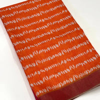 Soft Mul Chanderi Shibori Printed Saree