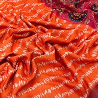 Soft Mul Chanderi Shibori Printed Saree