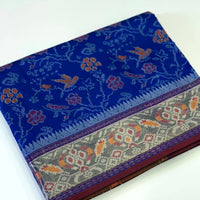 Purple Pochampally Double Ikkat Saree