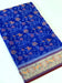 Purple Pochampally Double Ikkat Saree