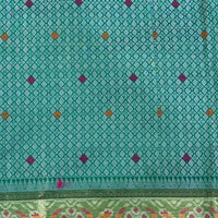 Purple Pochampally Double Ikkat Saree