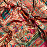 Soft Silk Pashmina Kashmiri Print Saree