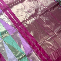 Multicolor Geometric Kanjivaram Silk Saree