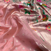 Royal Minakari Weave Soft Organza Paithani Saree