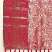 Kanjivaaram Pink Colour Soft Silk Kanchi Zari Weaving Saree