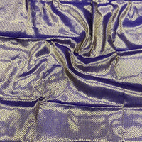 Purple Kolam Silk Heritage Saree