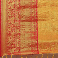 Designer Kalamkari Print Pattu Banarasi Silk Saree
