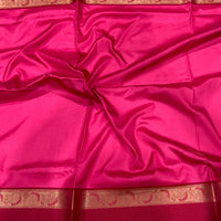 Vibrant Rainbow Ikkat Silk Saree