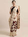 Linen Kalamkari Printed Chanderi Saree