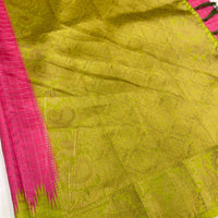 Pink Banarasi Silk Gadwal Pattu Saree