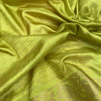 Pink Banarasi Silk Gadwal Pattu Saree
