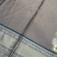 Heritage Bloom Kalamkari Silk Saree