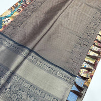 Heritage Bloom Kalamkari Silk Saree